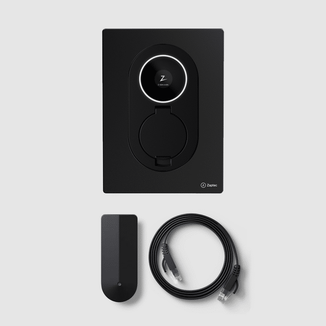 Zaptec | GO 2 | 22 kW | Asphalt Black | inklusive Tibber Pulse